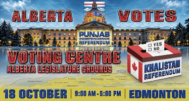 Khalistan Referendum Edmonton 18 October 2026